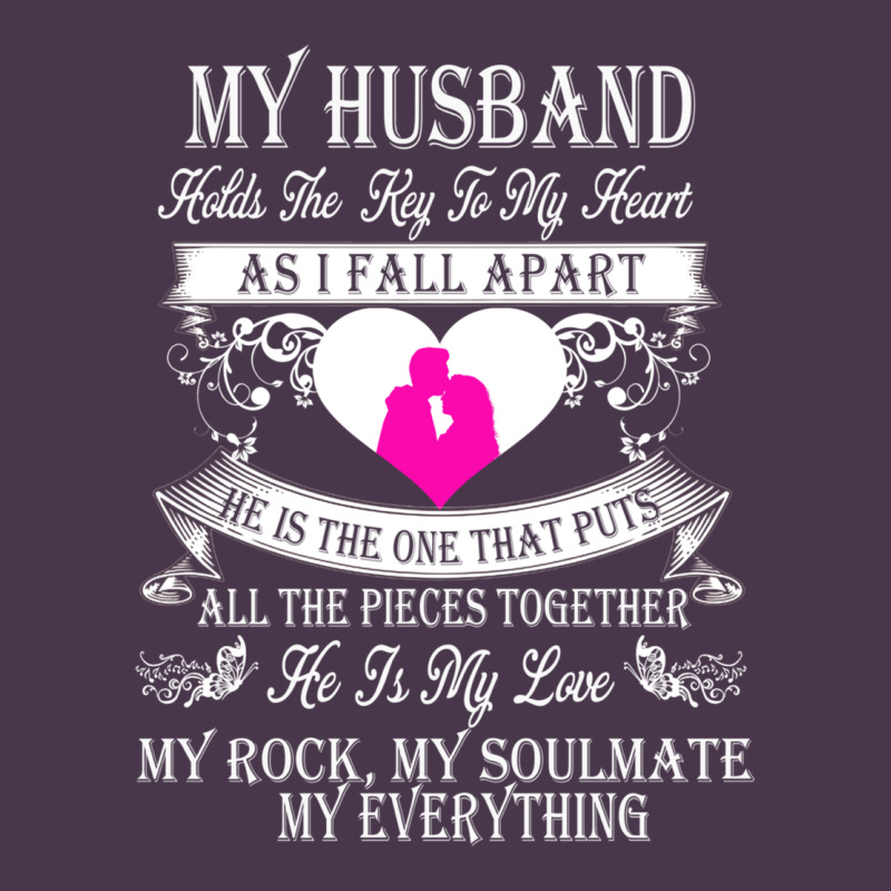My Husband Holds The Key To My Heart Heavyweight Hoodie by linhVisuals | Teevron