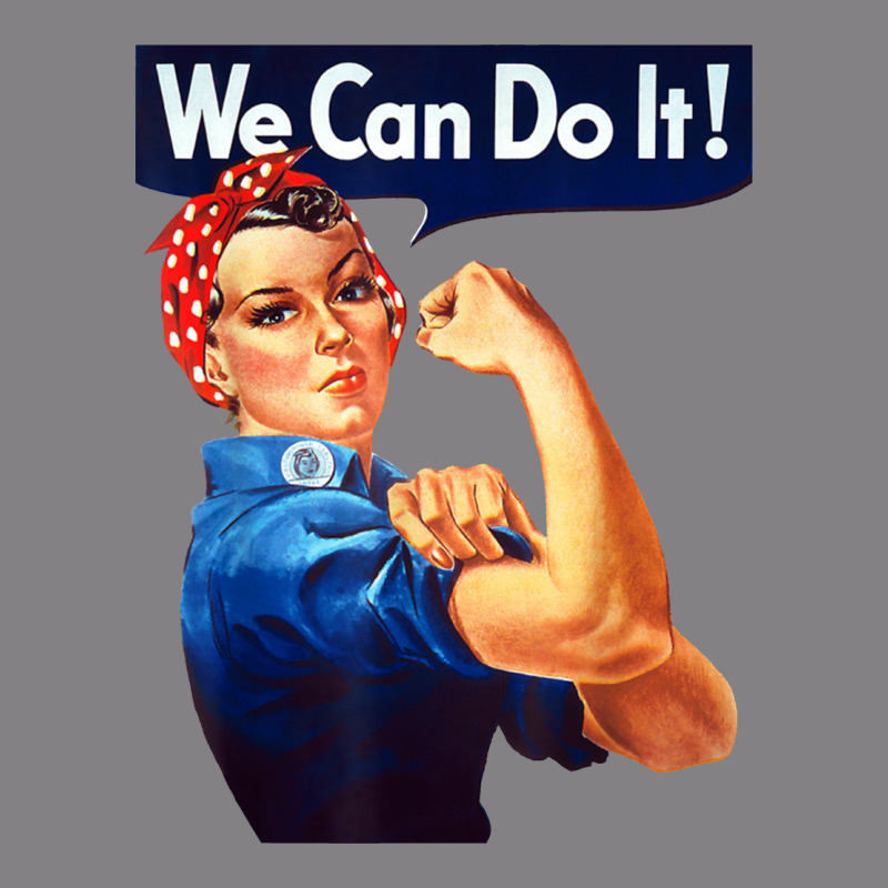 Rosie The Riveter Poster We Can Do It Feminist Retro Heavyweight Hoodie by linhVisuals | Teevron