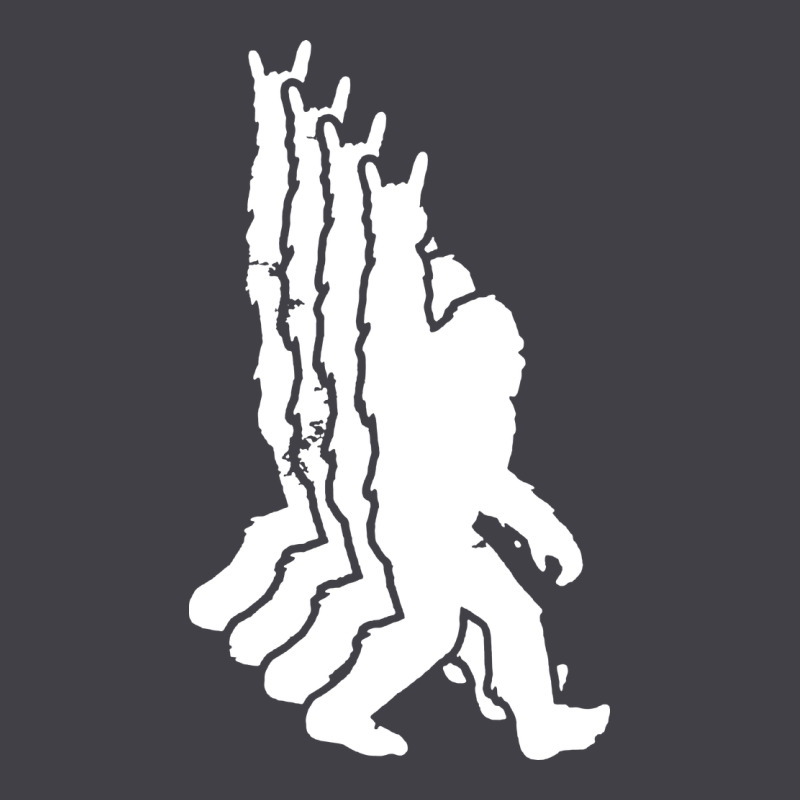 Retro Bigfoot Funny Sasquatch And Peace Heavyweight Hoodie by linhVisuals | Teevron