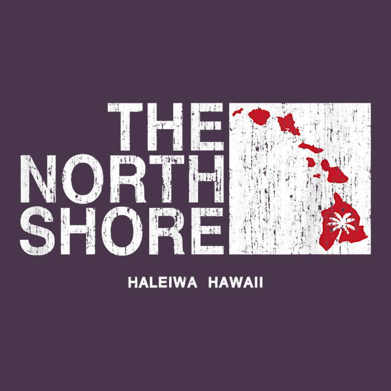 Hawaii Islands North Shore Haleiwa Vintage Style T Shirt Heavyweight Hoodie by linhVisuals | Teevron