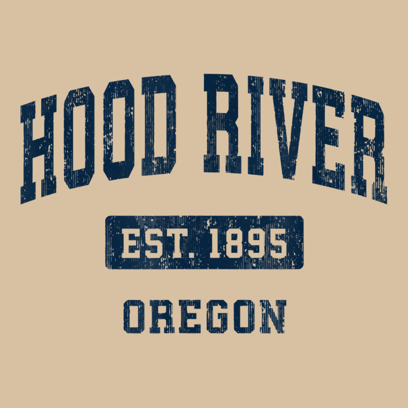 Hood River Oregon Or Vintage Sports Established Navy Design T Shirt Heavyweight Hoodie by linhVisuals | Teevron