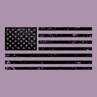 Black American Flag Distressed Effect Minimalist Premium Heavyweight Hoodie | Teevron