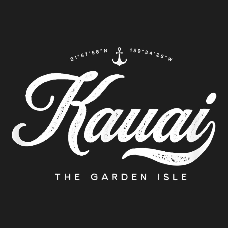 Kauai Hawaii Vintage Retro T Shirt Heavyweight Hoodie by linhVisuals | Teevron