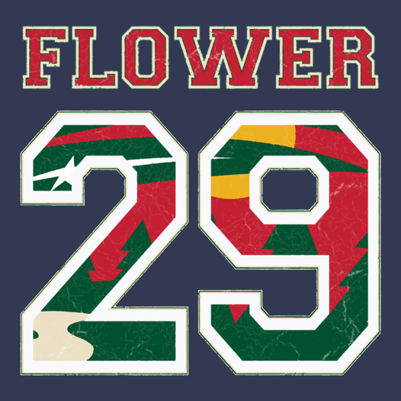 Flower 29 Wild Goalie Fleury Minnesota Pro Ice Hockey Design Heavyweight Hoodie by linhVisuals | Teevron