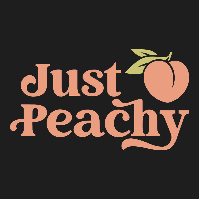 Just Peachy Retro 70s Georgia Peaches Summer Fruit Heavyweight Hoodie by linhVisuals | Teevron