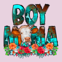 Boy Mama Flowers Cow Ladies Tee | Teevron