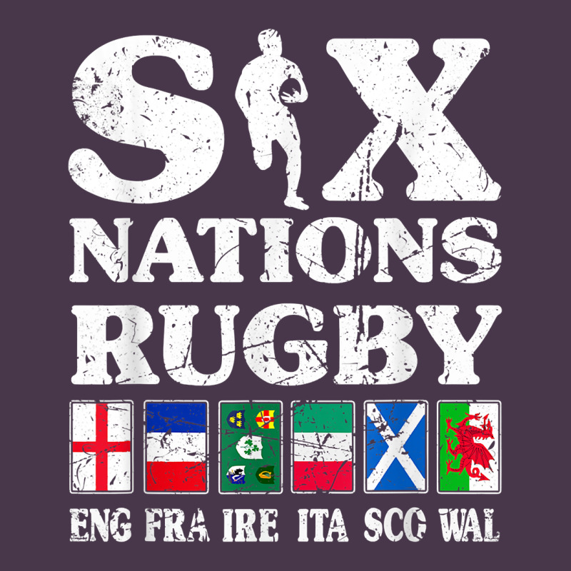 Rugby 6 Nations England France Ireland Italy Scotland Wales T Shirt Heavyweight Hoodie by linhVisuals | Teevron
