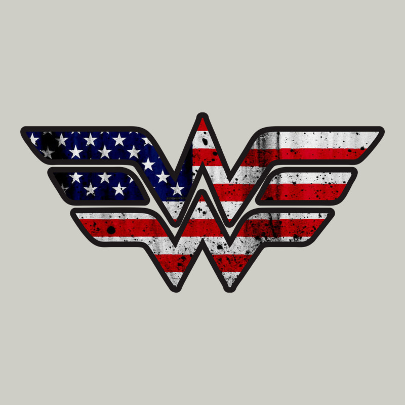 Wonder Woman American Flag Heavyweight Hoodie by linhVisuals | Teevron