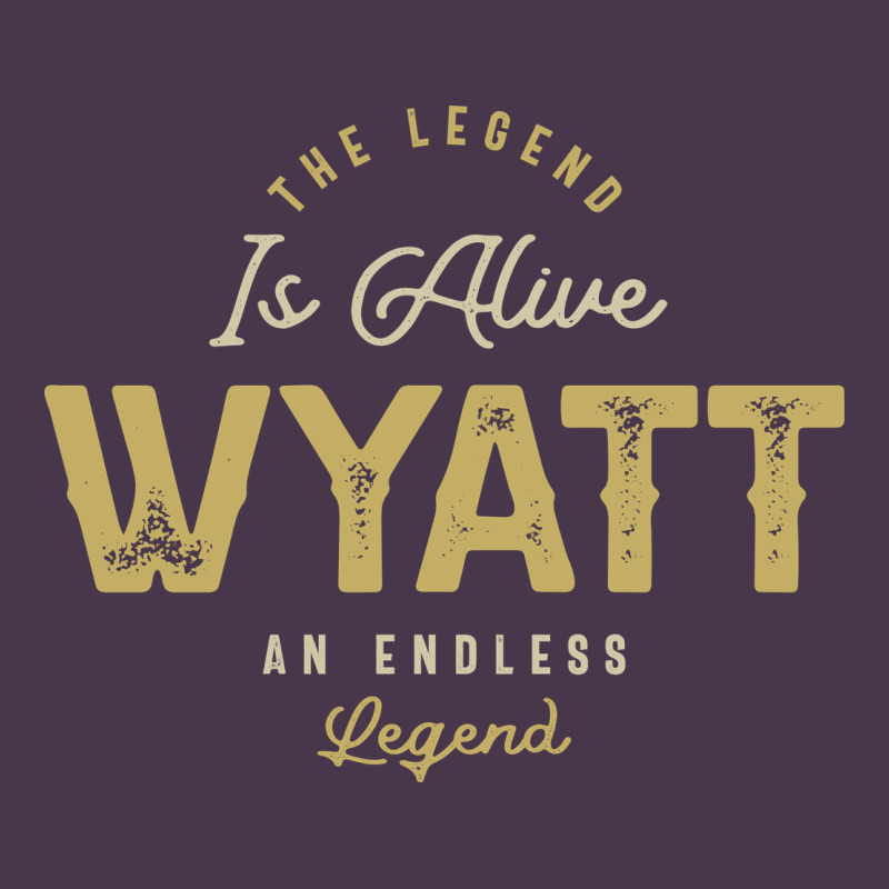 The Legend Wyatt Funny Personalized Name Heavyweight Hoodie by linhVisuals | Teevron