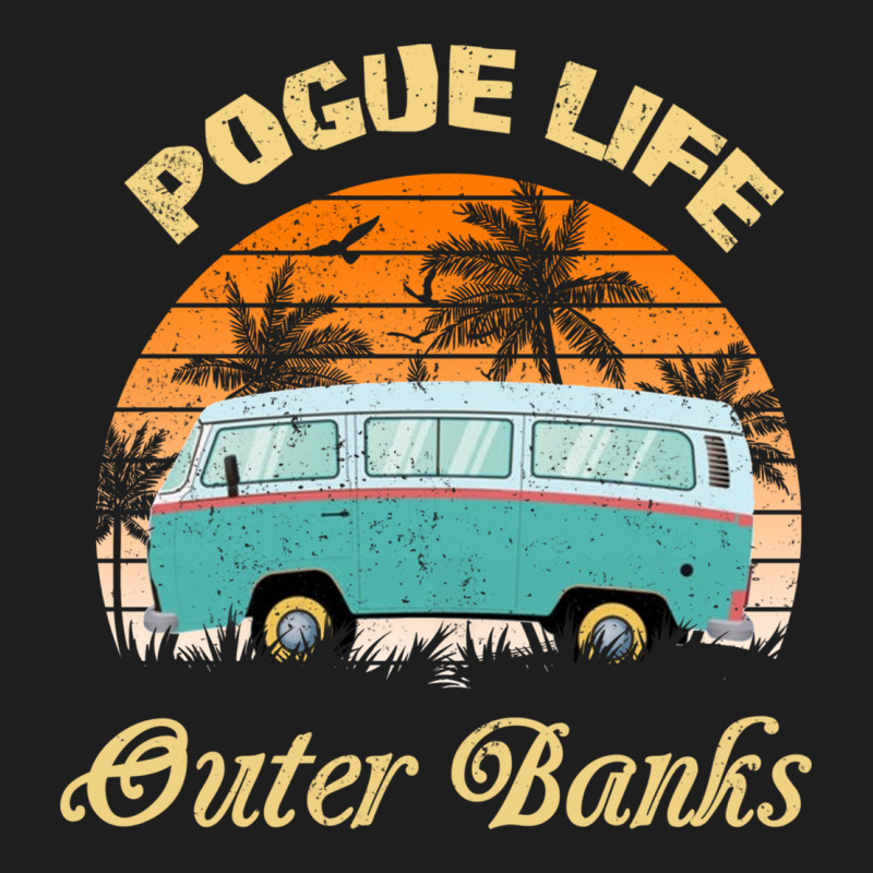Pogue Life Outer Banks Retro Vintage Sunny Heavyweight Hoodie by linhVisuals | Teevron