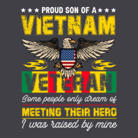 Proud Vietnam Veteran Son Gifts Raised By My Hero Veteran Day Heavyweight Hoodie | Teevron