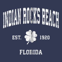 Indian Rocks Beach Florida Vintage Shamrock Sports Zip Hoodie Heavyweight Hoodie | Teevron