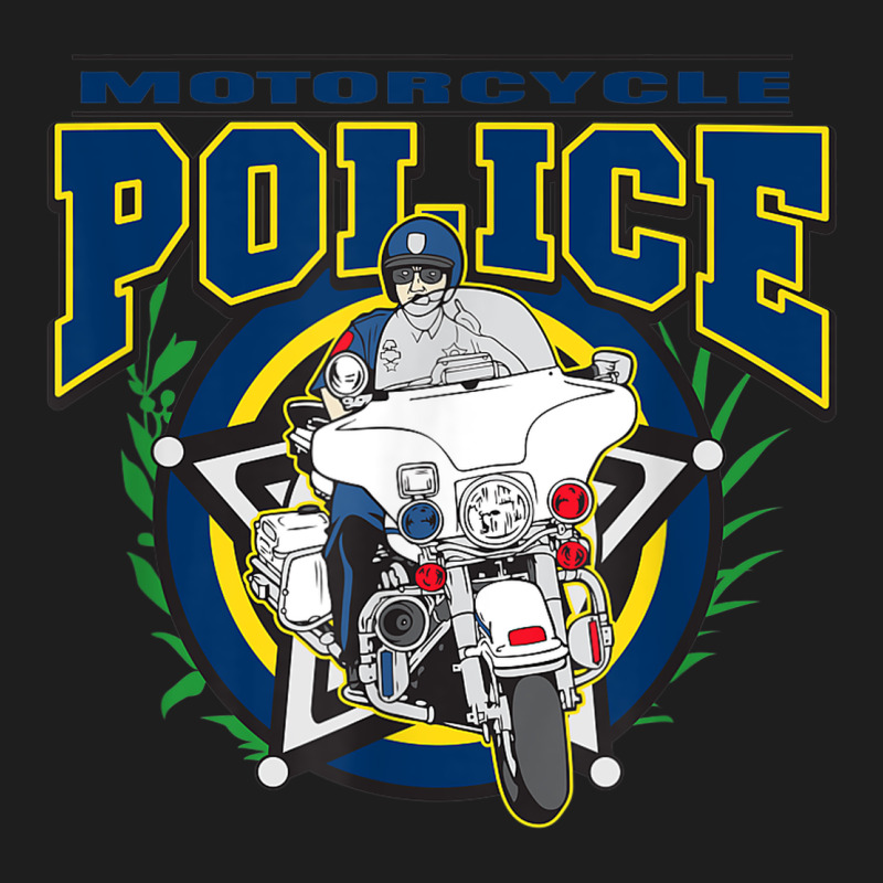 Motorcycle Police Law Enforcement Heavyweight Hoodie by linhVisuals | Teevron