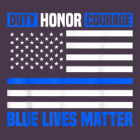 Blue Lives Matter For Police Officer Heavyweight Hoodie | Teevron