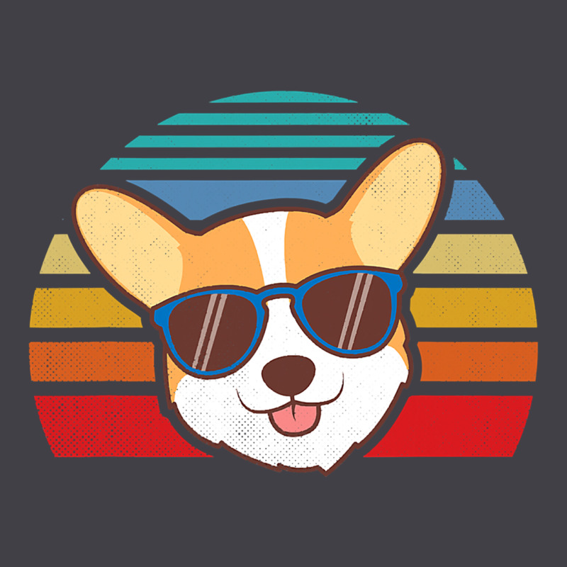 Cool Corgi Vintage 80s Dog Lover Heavyweight Hoodie by linhVisuals | Teevron