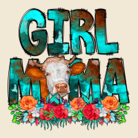 Girl Mama Flowers Cow Ladies Tee | Teevron