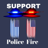 Support Our Police & Fire Departments   1st Responders Premium Heavyweight Hoodie | Teevron