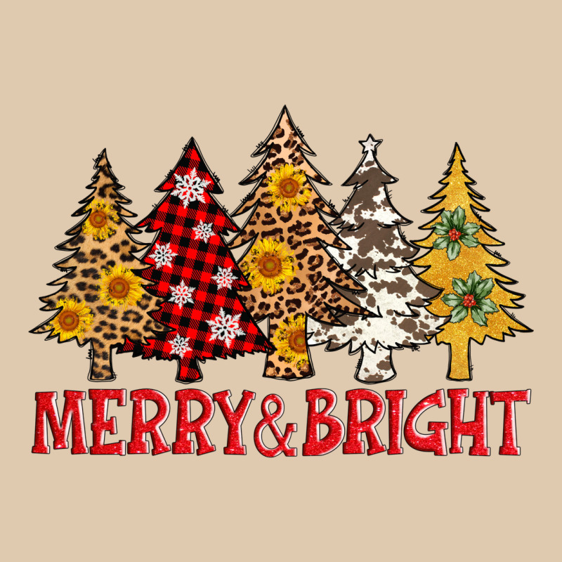 Merry And Bright Leopard Christmas Trees Heavyweight Sweatshirt by AdoDesignShop | Teevron
