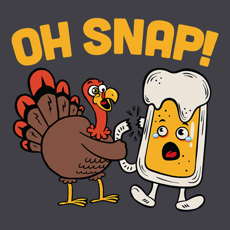 Oh Snap Thanksgiving Cute Turkey Day Heavyweight Hoodie by linhVisuals | Teevron