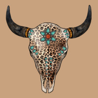 Leopard Bull Skull Vintage Tee | Teevron