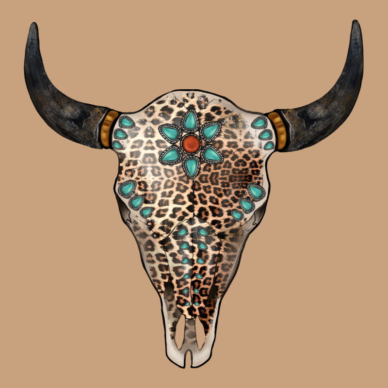 Leopard Bull Skull Vintage Tee by Jasminsmagicworld | Teevron
