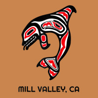 Mill Valley, California Native American Orca Killer Whale Raglan Baseb Heavyweight Hoodie | Teevron