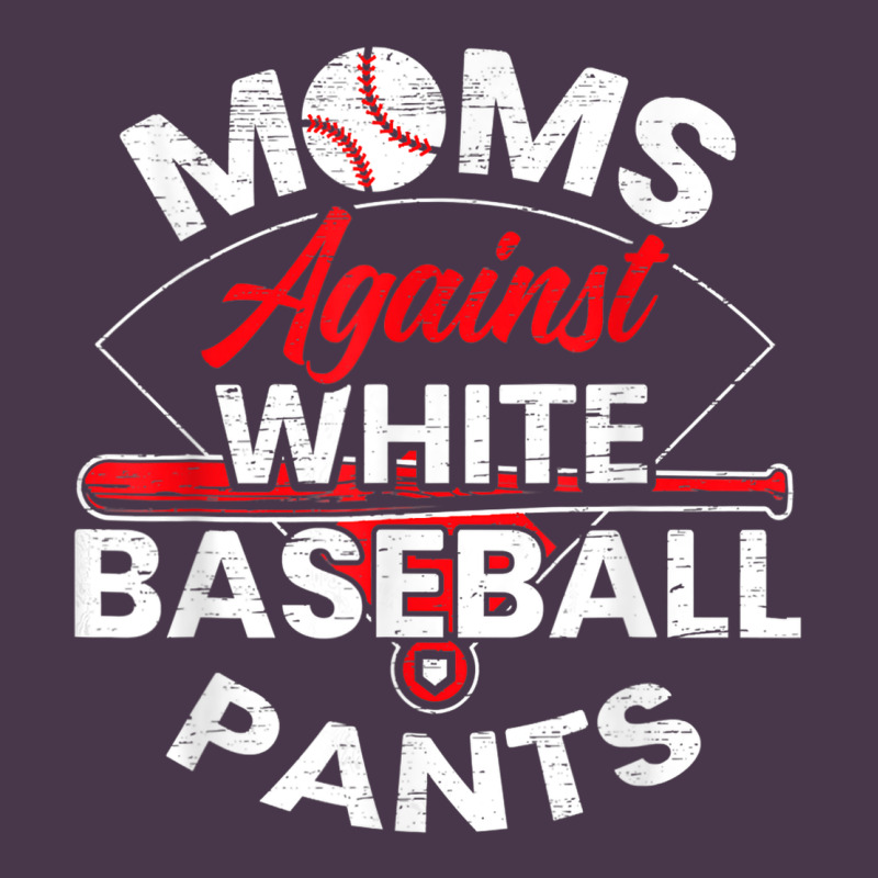 Moms Against White Baseball Pants Sport Lover Mothers Day Heavyweight Hoodie by linhVisuals | Teevron