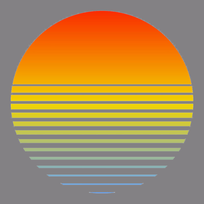 Retro Sunset Heavyweight Hoodie by linhVisuals | Teevron