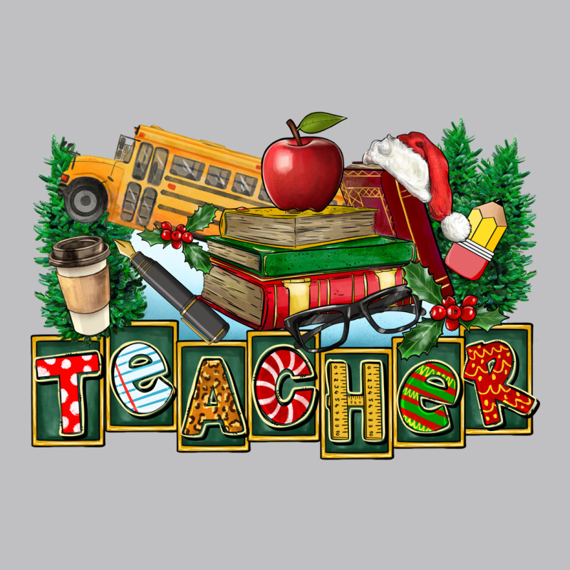 Christmas Teacher Long Sleeve Tee by FaDigitalArtStudio | Teevron