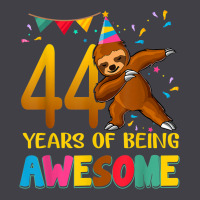 44 Years Old Birthday Sloth Dabbing 44th Birthday Sloth Heavyweight Hoodie | Teevron
