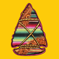 Serape Tooled Leather Arrowhead Premium Hoodie | Teevron