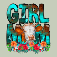 Girl Mom Cow Flowers Ladies Tee | Teevron