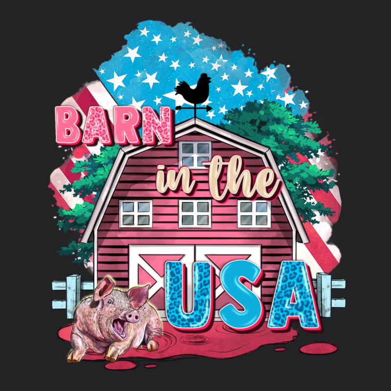 Barn In The Usa Vintage Tee by FaDigitalArtStudio | Teevron