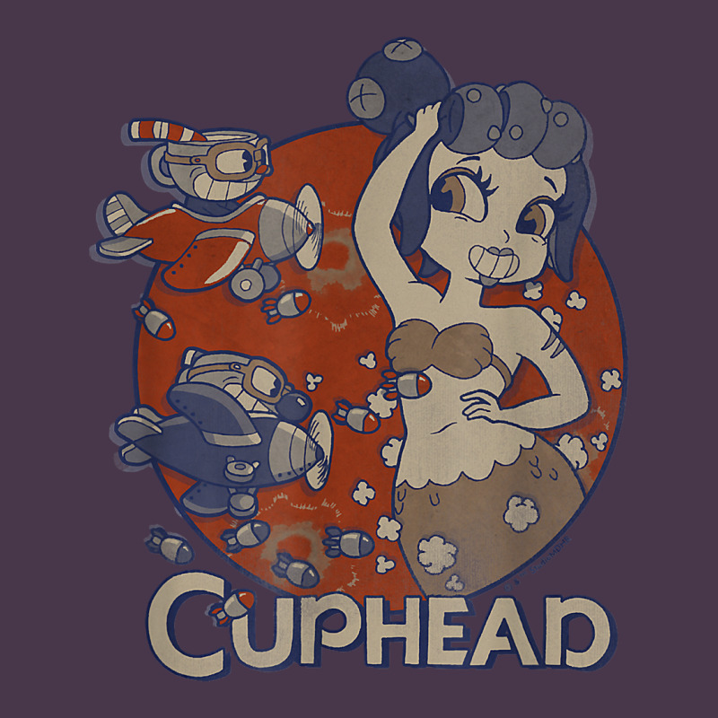Cuphead Cala Maria Airplane Attack T Shirt Heavyweight Hoodie by linhVisuals | Teevron