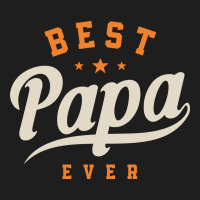 Mens Best Papa Ever Funny Fathers Day Heavyweight Hoodie | Teevron