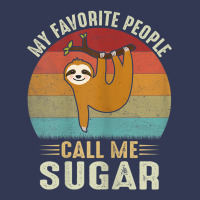 Womens My Favorite People Call Me Sugar Cute Sloth Lover Grandma Heavyweight Hoodie | Teevron