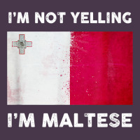 I'm Not Yelling I'm Maltese Shirt  Malta Flag T Shirt Heavyweight Hoodie | Teevron