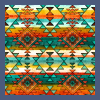 Native American Aztec Seamless Pattern 1 Vintage Hoodie | Teevron