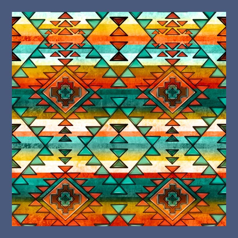 Native American Aztec Seamless Pattern 1 Vintage Hoodie by BundleAndBundleShop | Teevron