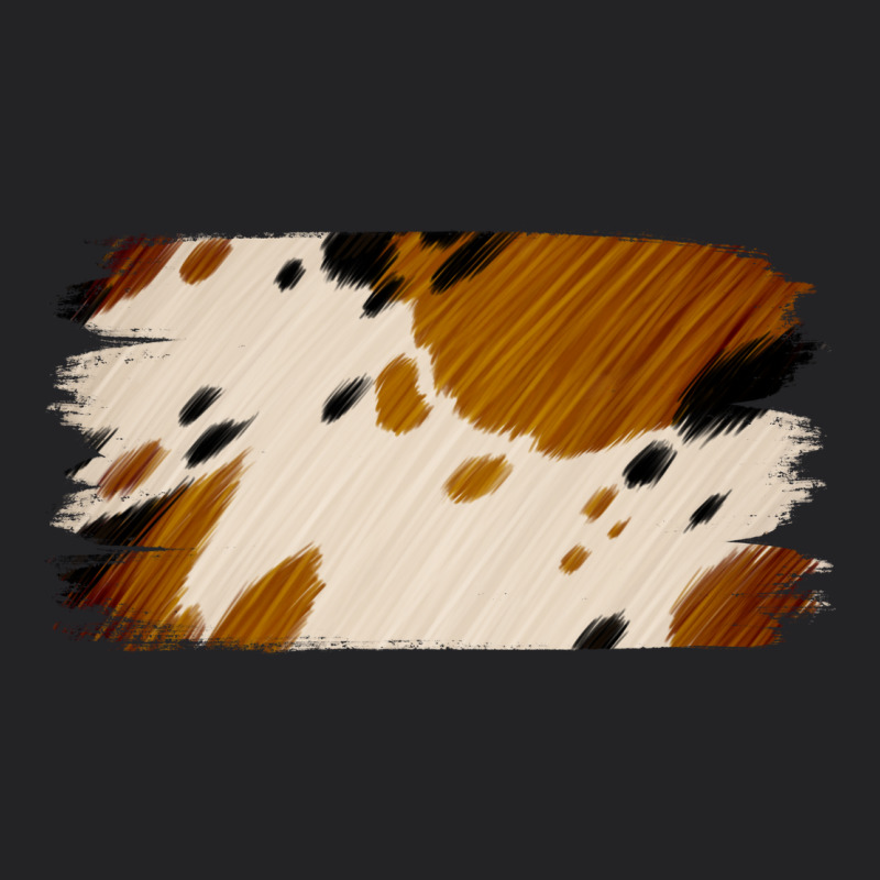 Cowhide Black And Light Brown Brushstroke Vintage Tee by Jasminsmagicworld | Teevron