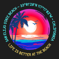 San Elijo State Beach T  Shirt San Elijo State Beach, Encinitas, Calif Heavyweight Hoodie | Teevron
