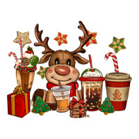 reindeer coffe cups christmas | Teevron