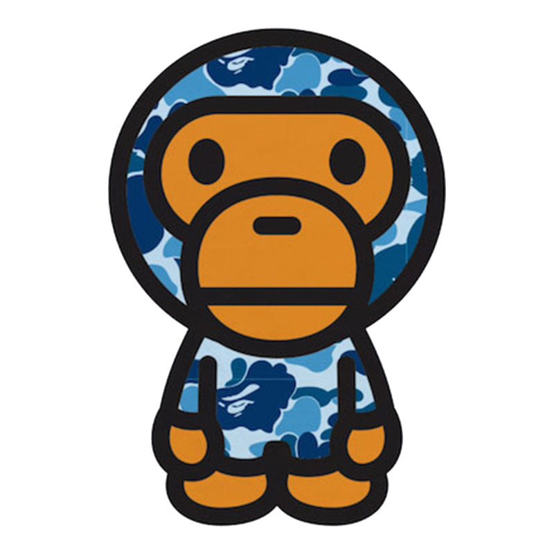 Baby Milo Bape Camo Heavyweight Hoodie by linhVisuals | Teevron