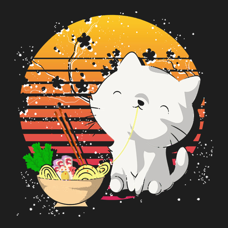 Cat T  Shirt Ramen Noodles Kawaii Cat T  Shirt Heavyweight Hoodie by linhVisuals | Teevron