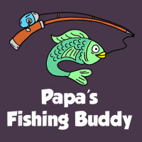 Kids Papa's Fishing Buddy Grandson Or Granddaughter Fish T Shirt Heavyweight Hoodie | Teevron
