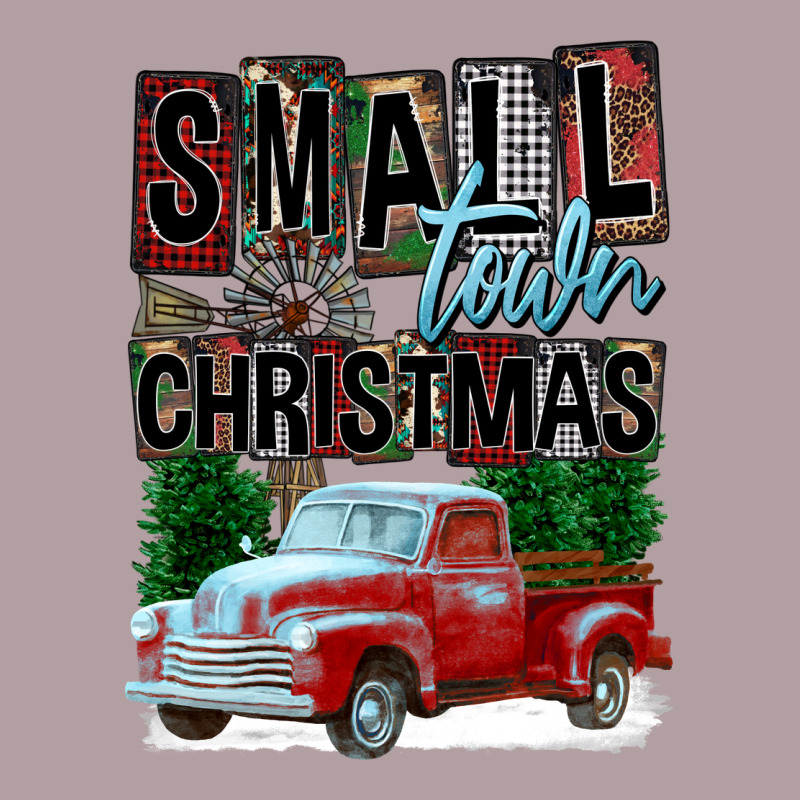 Small Town Christmas Vintage Hoodie by FaDigitalArtStudio | Teevron
