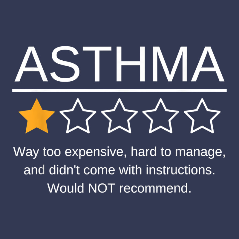 Funny Asthma Awareness One Star Rating Inhaler Wheezy Breath T Shirt Heavyweight Hoodie by linhVisuals | Teevron