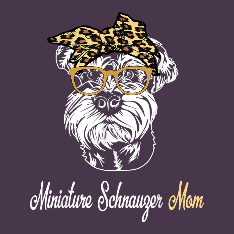 Birthday And Mother's Day Gift Miniature Schnauzer Mom T Shirt Heavyweight Hoodie by linhVisuals | Teevron