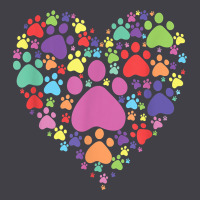 Heart Paw Print Dog Cat Lover Valentines Day T Shirt Heavyweight Hoodie | Teevron