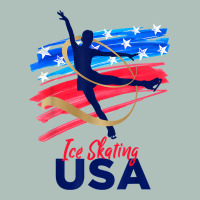 Ice Skating Dance Support The Team Tshirt Usa Flag T Shirt Heavyweight Hoodie | Teevron